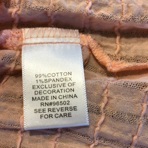 NWT Krazy Kat peasant top w lace inserts on sleeve - Picture 5 of 6